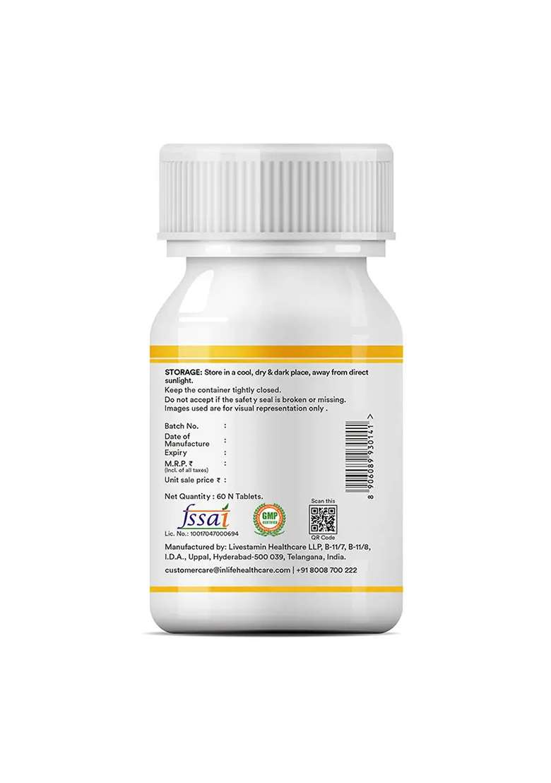 Inlife Glucosamine Msm Calcium Vitamin D3 Supplement | Tablets - Indya