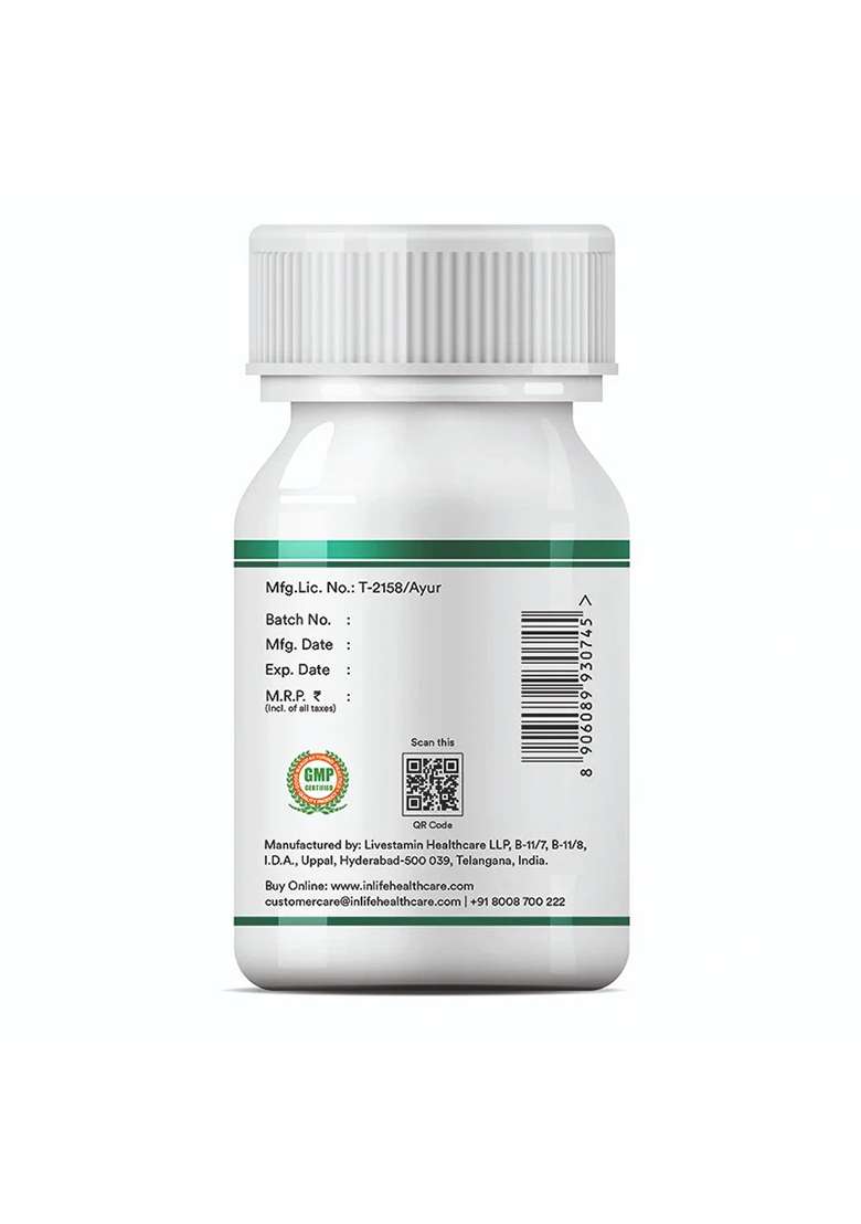 Inlife Green Coffee Bean Extract Supplement | 800Mg / Serving | Veg. Capsules - Indya