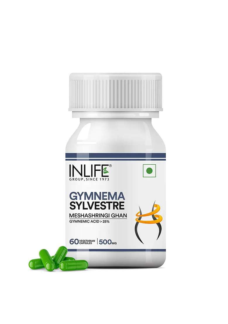 Inlife Gymnema Sylvestre Extract Supplement | 500Mg | Veg. Capsules - Indya