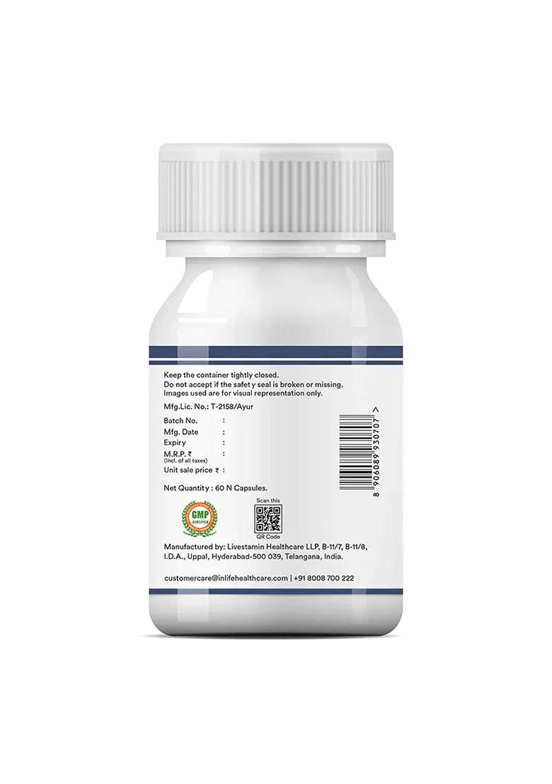 Inlife Gymnema Sylvestre Extract Supplement | 500Mg | Veg. Capsules - Indya