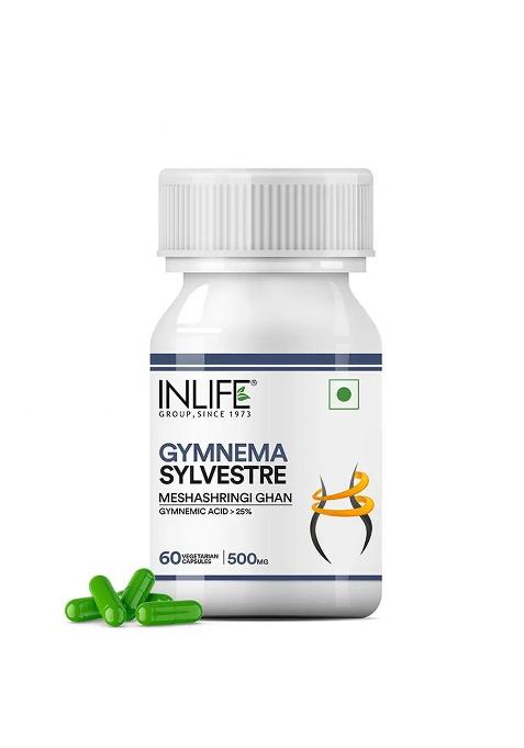 Inlife Gymnema Sylvestre Extract Supplement | 500Mg | Veg. Capsules