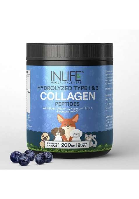 Inlife Hydrolyzed Type 1 & 3 Collagen Peptides Supplement For Pets | Available In 3 Flavors: