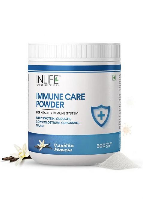 Inlife Immune Care Powder With Whey Protein | 300G (Vanilla)