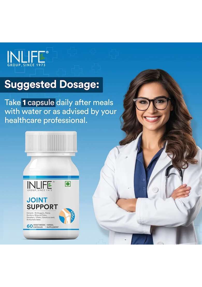Inlife Joint Support Supplement | Veg Capsules - Indya