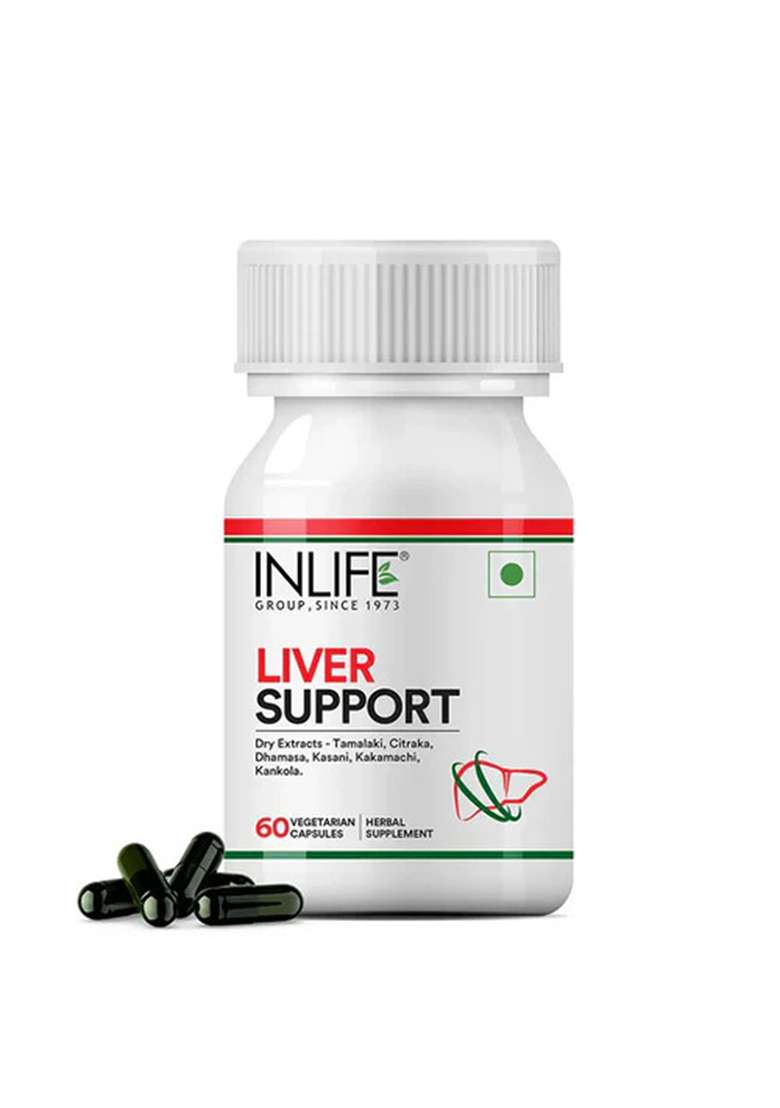 Inlife Liver Support Supplement | Veg. Capsules - Indya