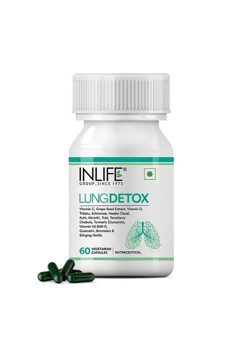 Inlife Lung Detox Supplement | Veg Capsules
