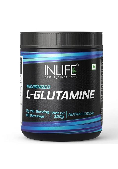 Inlife Micronized L-Glutamine Powder Supplement | 300 Grams