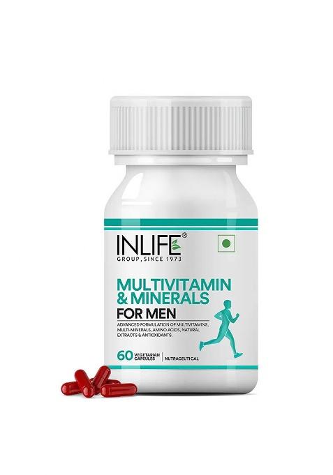 Inlife Multivitamin & Minerals Supplement For Men | Veg. Capsules