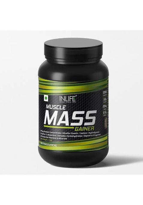 Inlife Muscle Mass Gainer Protein Powder Supplement