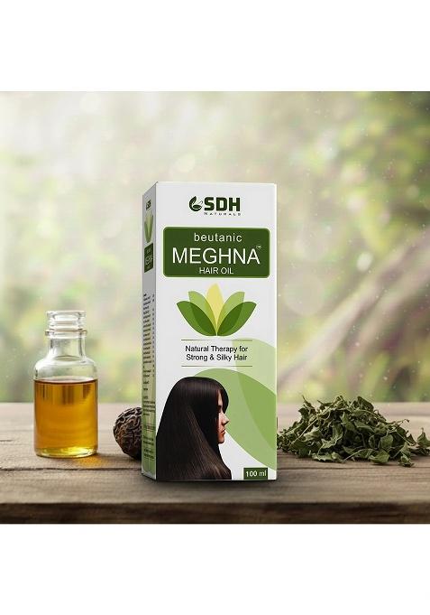 Sdhstore Meghna Hair Oil – Ayurvedic Blend With Bhringraj, Amla, Til Tail & Nariyal Tail | Nourishes Scalp & Strengthens Hair | 100% Herbal Hair Care