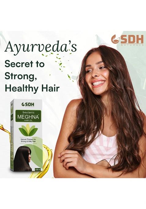 Sdhstore Meghna Hair Oil – Ayurvedic Blend With Bhringraj, Amla, Til Tail & Nariyal Tail | Nourishes Scalp & Strengthens Hair | 100% Herbal Hair Care