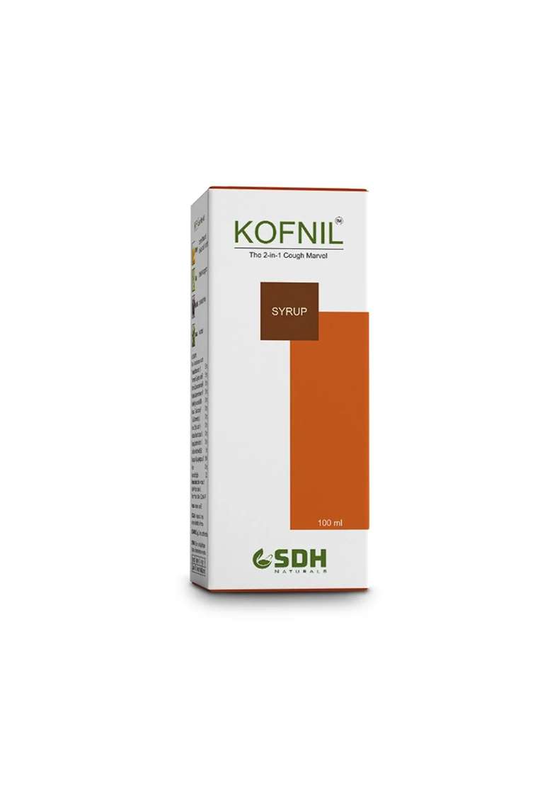 Sdhstore Kofnil Syrup | Ayurvedic Herbal Cough Formula | With Vasaka, Yashtimadhu, Bharangi & Kantkari - Indya