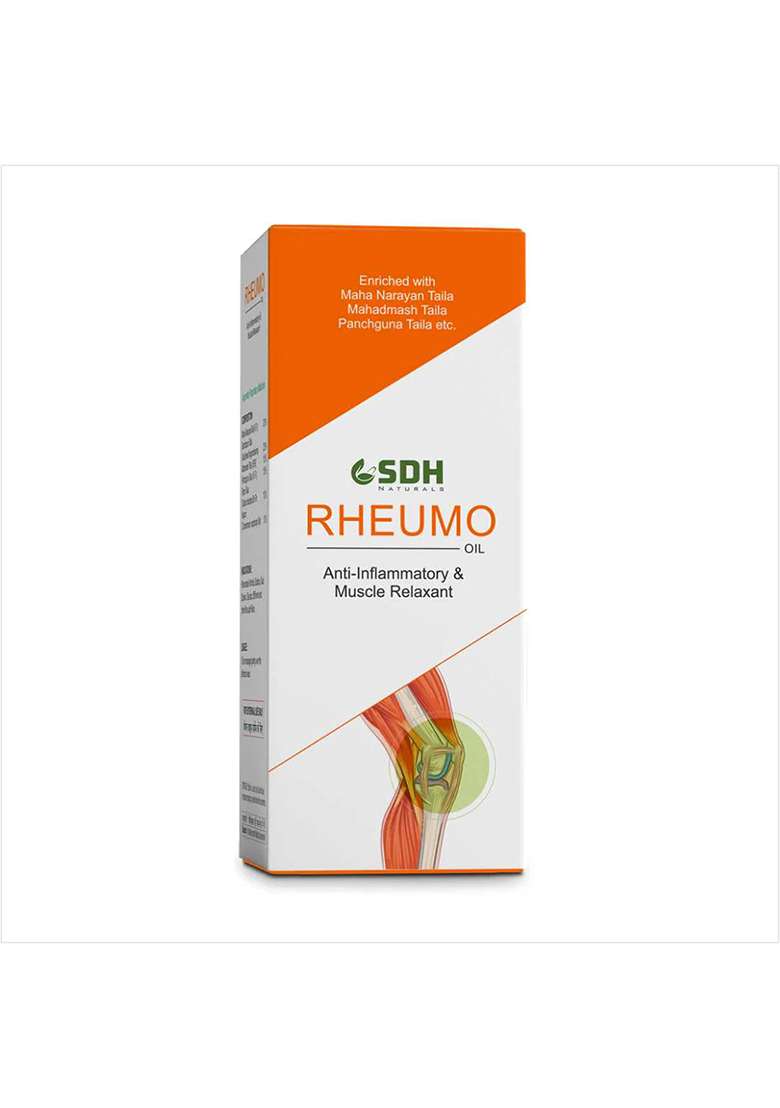 Sdhstore Rheumo Oil – Ayurvedic Joint & Muscle Pain Relief | Fast-Absorbing Herbal Formula For Stiffness, Swelling & Discomfort | Enriched With Narayan Tail, Gandhpuro Tail, Mahamash Tail, Panchgun Tail - Indya