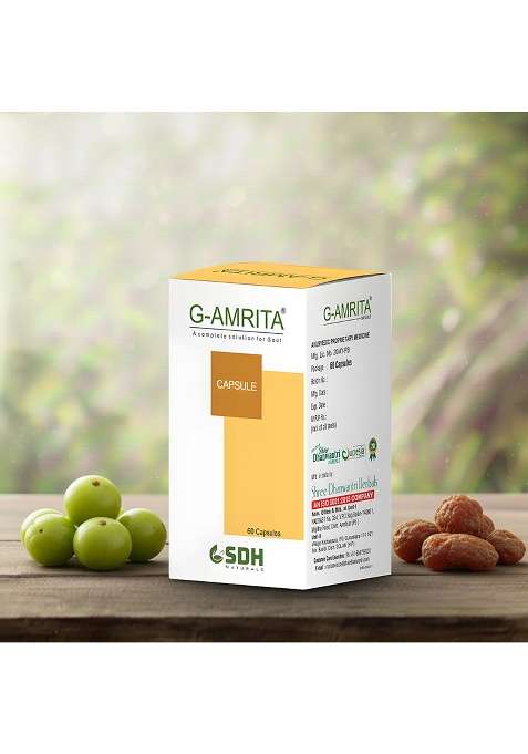 Sdhstore G Amrita Capsule Helps In Gout,Joint Pain Relief By Healthy Uric Acid Level,Helps Reduce Swelling&Pain,Natural Supplement For Joint Care ,