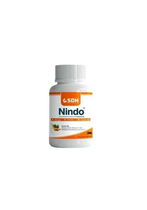 Sdhstore Sdh Naturals Nindo Capsule Ayurvedic Relief From Poor Sleep And Anxiety Support Capsules | Non-Habit Forming | With Ashwagandha, Brahmi, Jatamansi & Tagar | 60 Veg Capsules