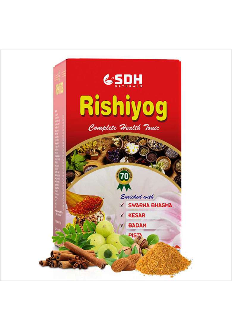 Sdhstore Rishiyog | Ayurvedic Wellness Supplement With Ashwagandha, Shatavari, Gokhru & Tulsi - Indya