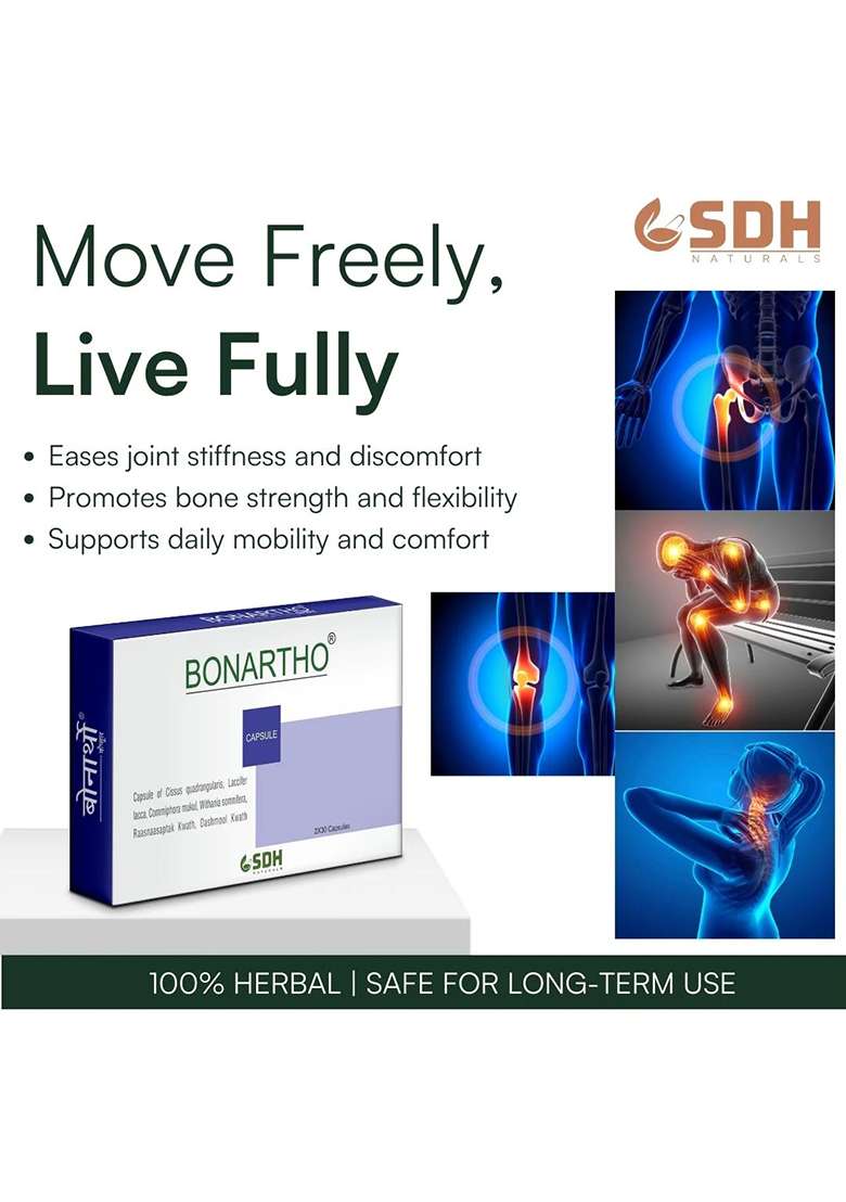 Sdhstore Bonartho Capsule For Fracture Healing, Increase Bone Mineral Density - Indya