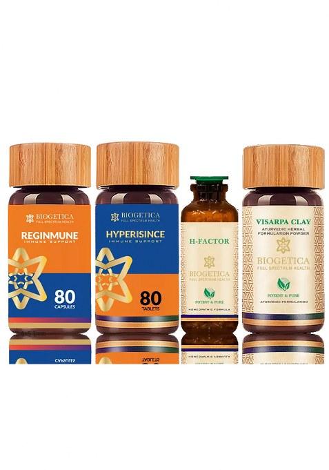 Biogetica Rescue Kit With Hypericum Mysorense And Homeopathic H Factor – 80 Days Supply