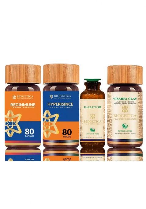 Biogetica Doctor Recommended 6 Months Supply Rescue Kit With Hypericum Mysorense And Homeopathic H Factor