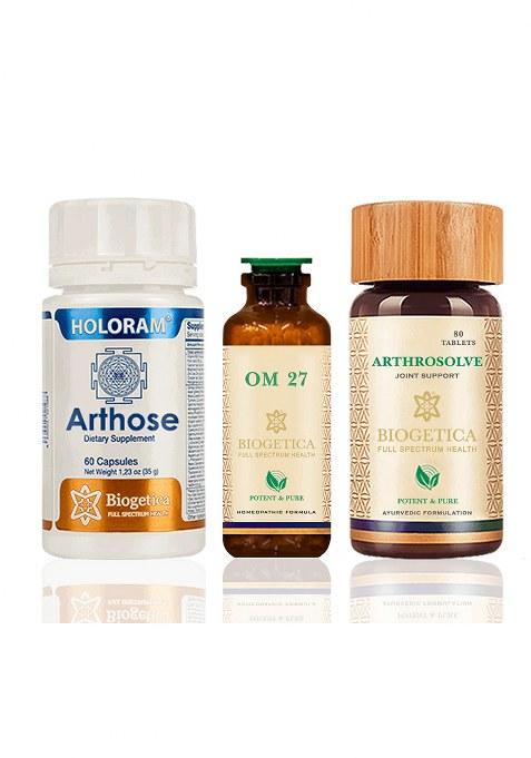 Biogetica Freedom Kit With Arthrose, Arthrosolve And Om 27 Formula – 40 Days