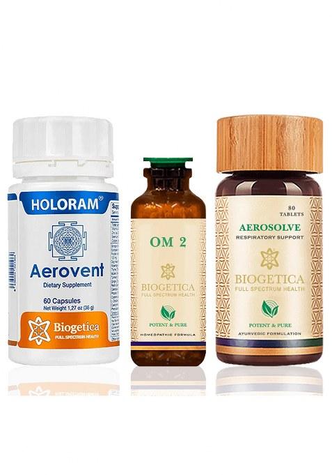 Biogetica Freedom Respiratory Support Kit With Aerosolve, Aerovent Formula – 40 Days