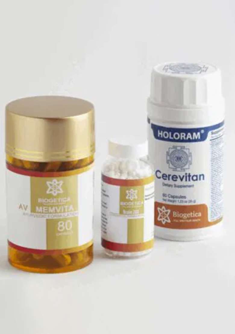 Biogetica 4 Month Supply Freedom Cns Support Kit With Br 200 Bacopa And Cerevitan Formula - Indya