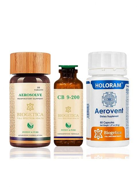 Biogetica Doctor Recommended 4 Month Supply Freedom Respiratory Support Kit With Emp Aerovent Formula