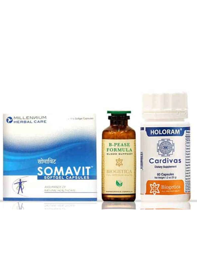 Biogetica 4 Month Supply Freedom Kit With Homeopathic Bp Formula - Indya