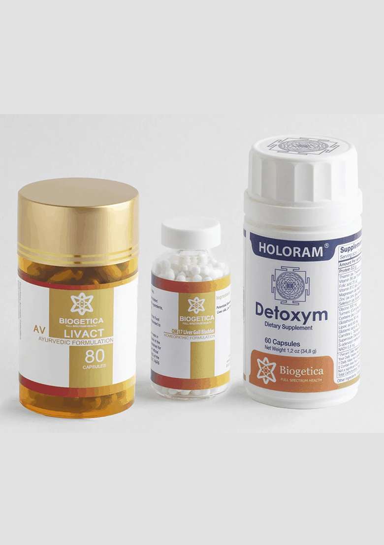 Biogetica Freedom Liver Support Kit With Phyllanthus & Andrographis Extracts – 40 Days - Indya