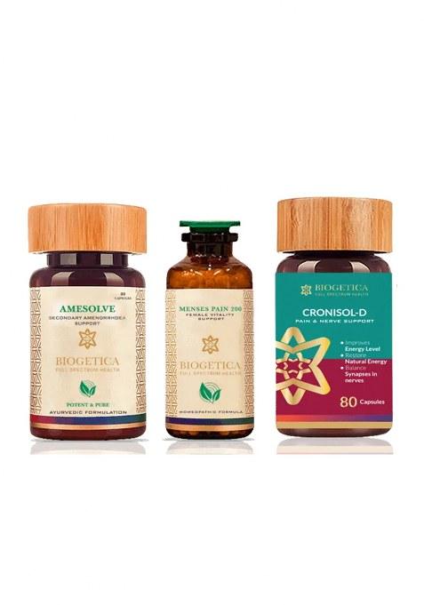 Biogetica Freedom Kit With Menses Pain 200 Formula – 40 Days