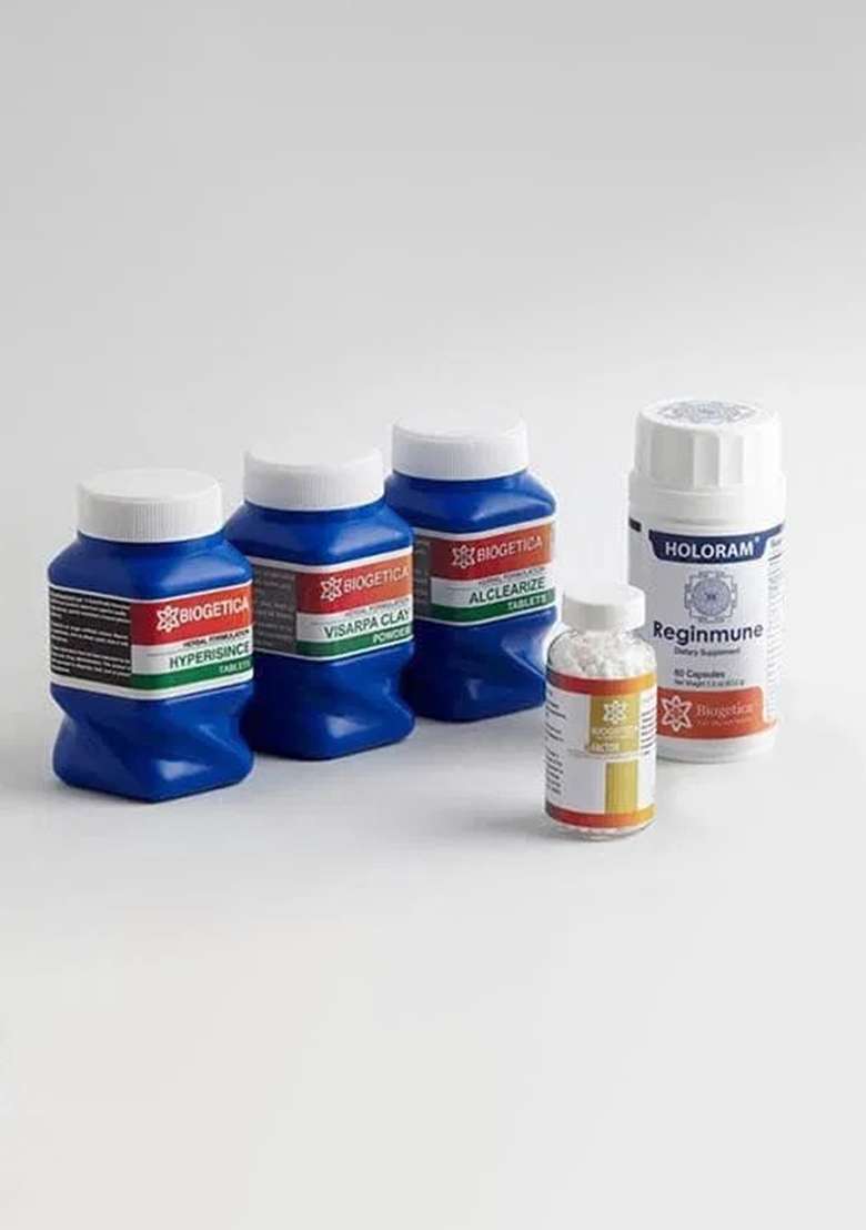 Biogetica Salvation Kit With Hypericum Mysorense, Alclearize And Homeopathic H Factor - Indya