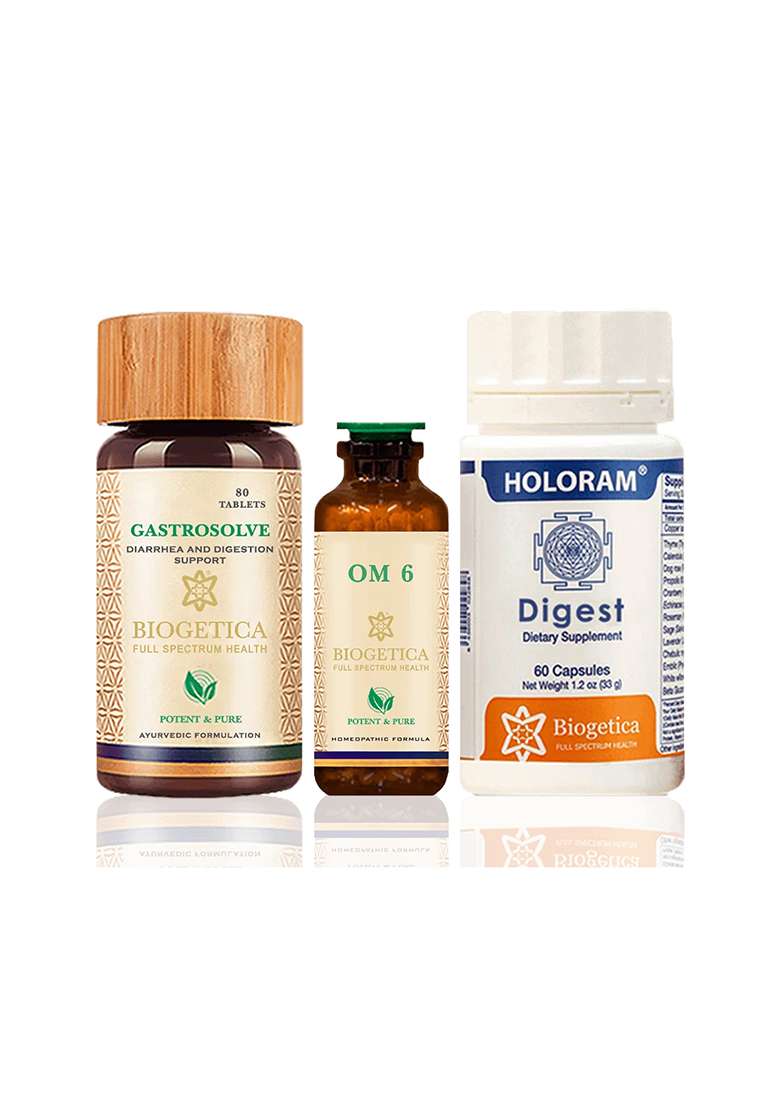 Biogetica Full Spectrum Colon Support Kit With Om 6 Formula – 40 Days - Indya