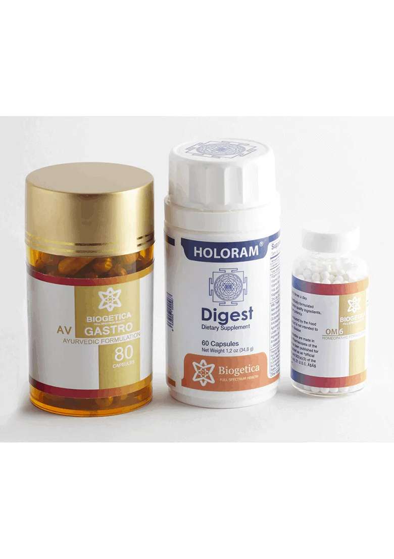 Biogetica Full Spectrum Colon Support Kit With Om 6 Formula – 40 Days - Indya