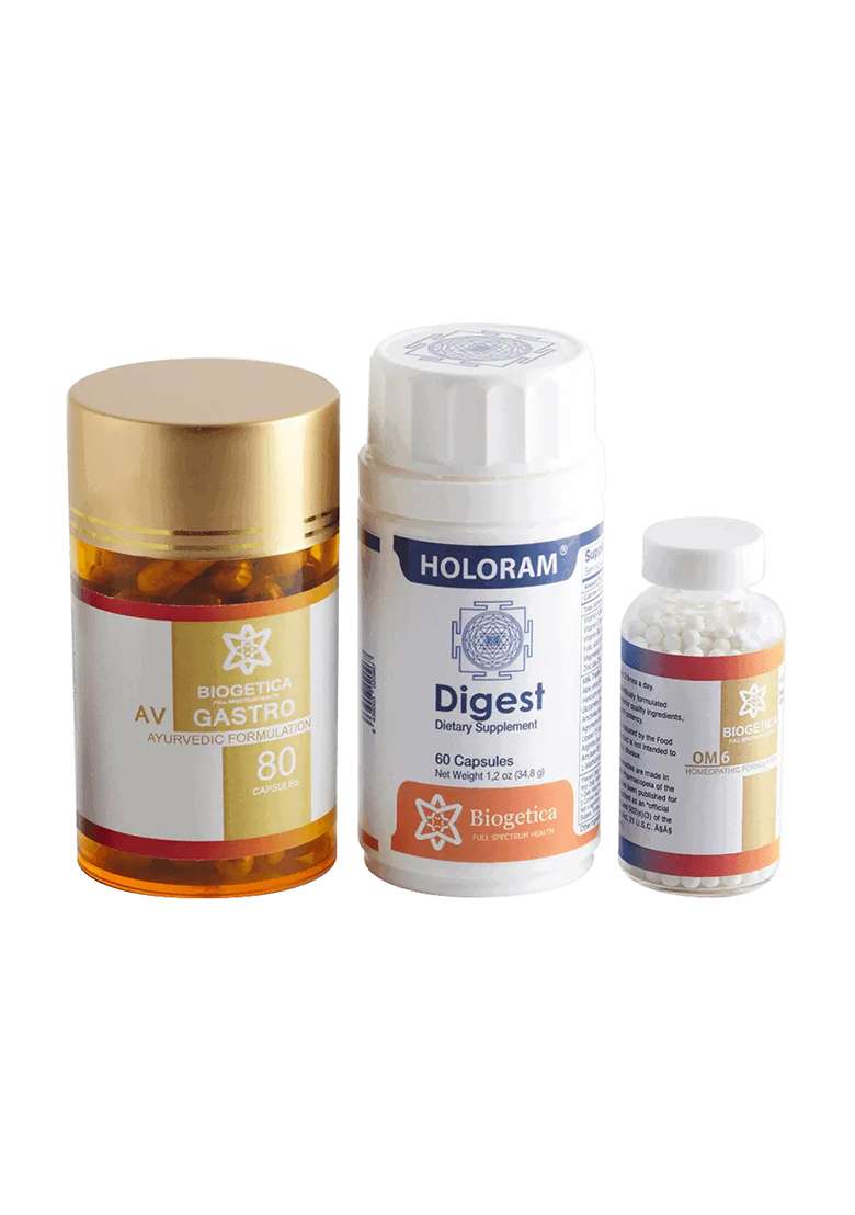 Biogetica Full Spectrum Colon Support Kit With Om 6 Formula – 40 Days - Indya