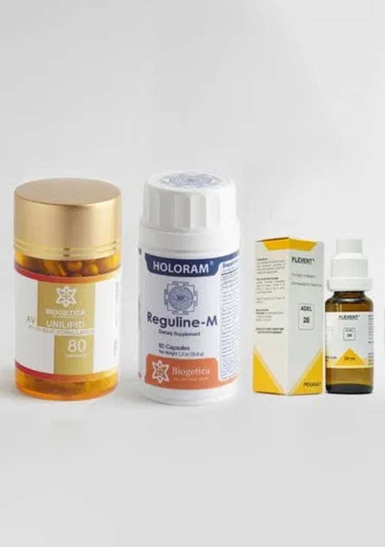 Biogetica Doctor Recommended 4 Month Supply Full Spectrum Circulatory Support Kit With Cholesolve Formula - Indya