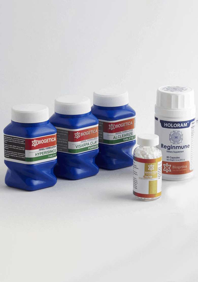 Biogetica Doctor Recommended 6 Month Supply Salvation Kit With Hypericum Mysorense, Alclearize And Homeopathic H Factor - Indya