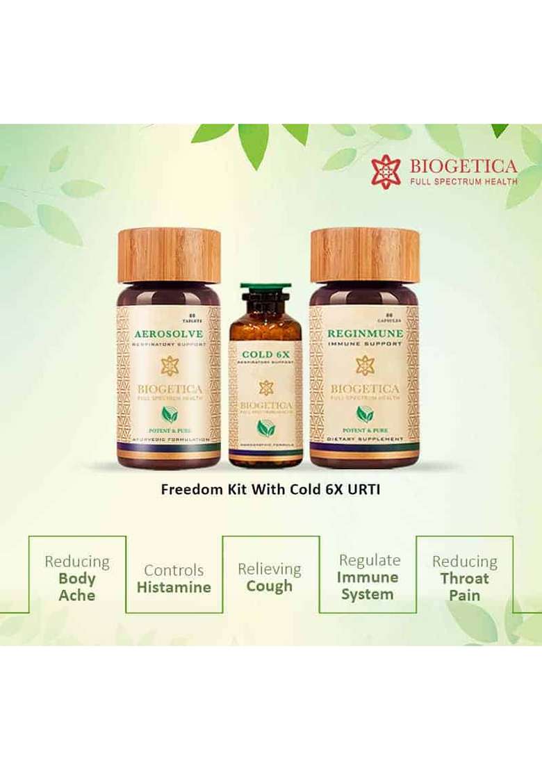 Biogetica Freedom Kit With Cold 6X Urti - Indya