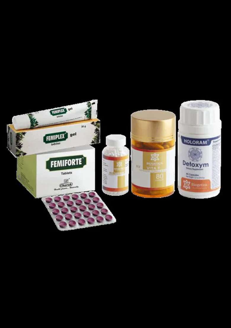 Biogetica Deliverance Kit With Om 24 Formula And Leucorrsolve Tablets - Indya