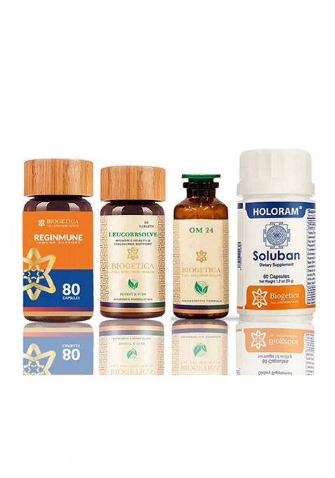 Biogetica Deliverance Kit With Om 24 Formula And Leucorrsolve Tablets