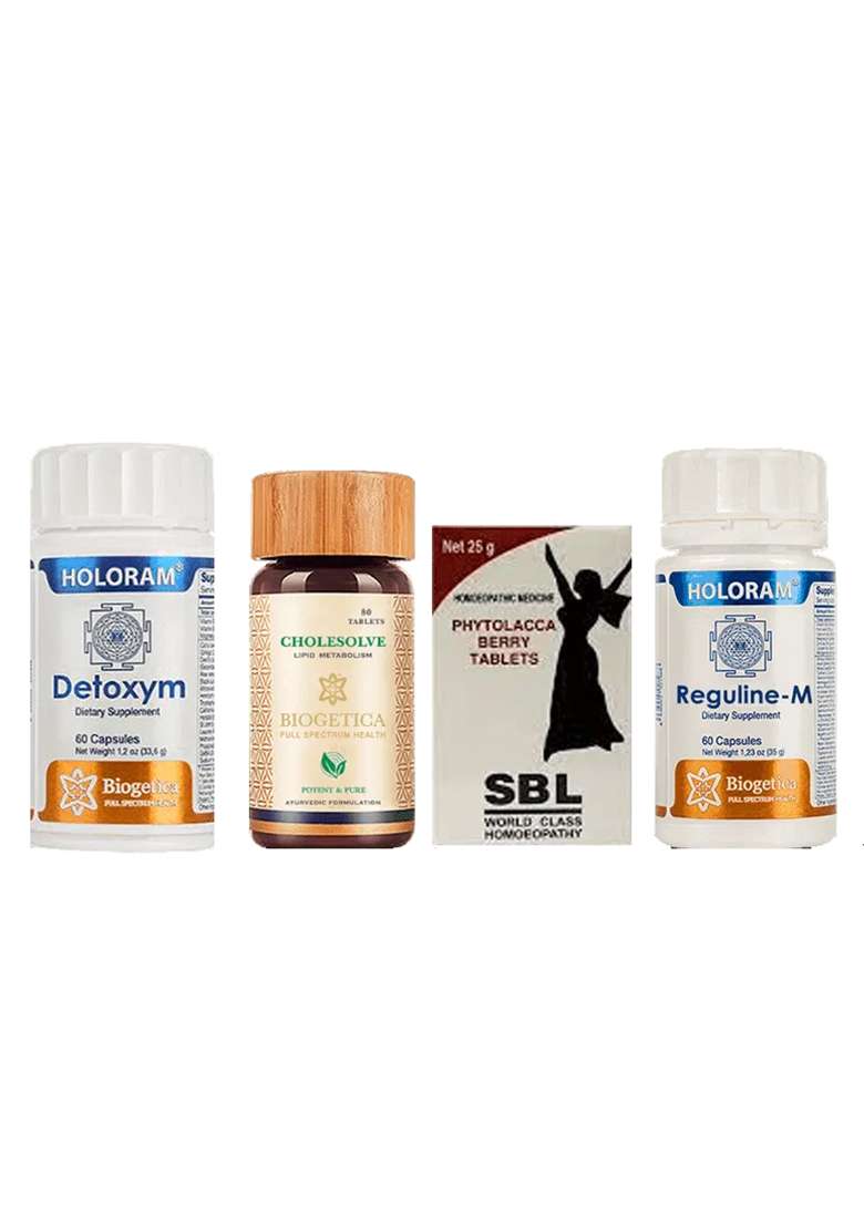Biogetica Deliverance Kit With Phytolacca 30 – 40 Days - Indya