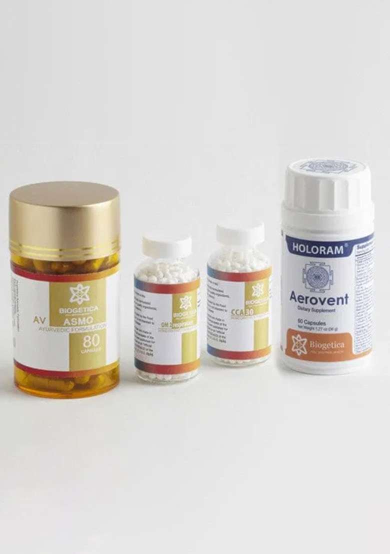 Biogetica Freedom Respiratory Support Kit With Om2 Brc And Adhatoda Ext - Indya