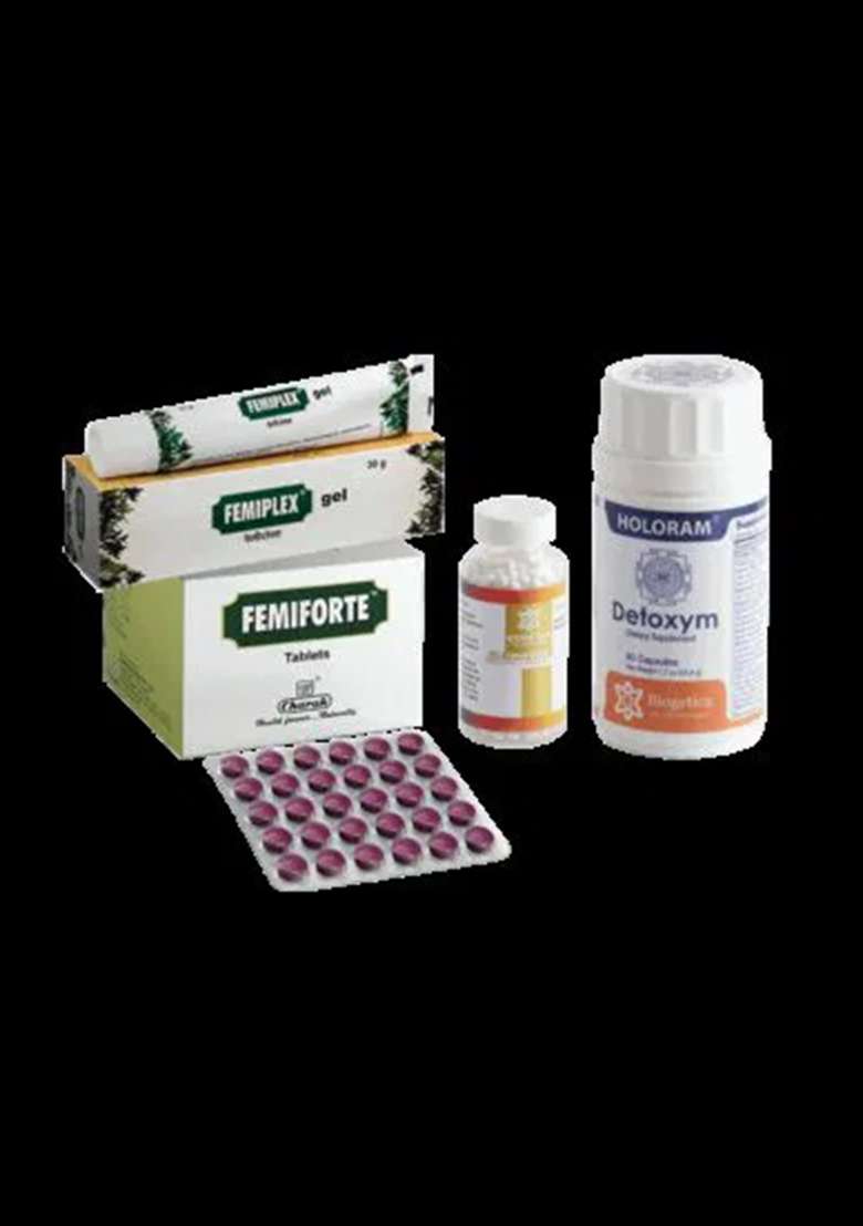 Biogetica Freedom Kit With Om 24 Formula And Leucorrsolve Tablets – 40 Days - Indya