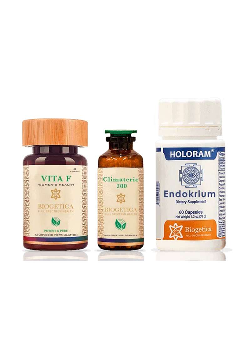 Biogetica Full Spectrum Female Balance Kit With Climateric 200 - Indya