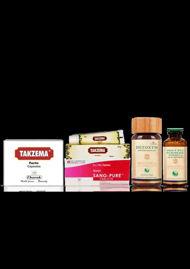 Biogetica Freedom Kit With Skin-F Wet Eczemease Formula - Indya