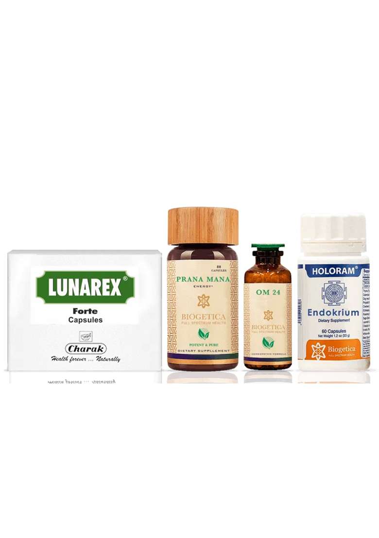 Biogetica Deliverance Kit With Om 24 Female Genital Formula – 40 Days - Indya