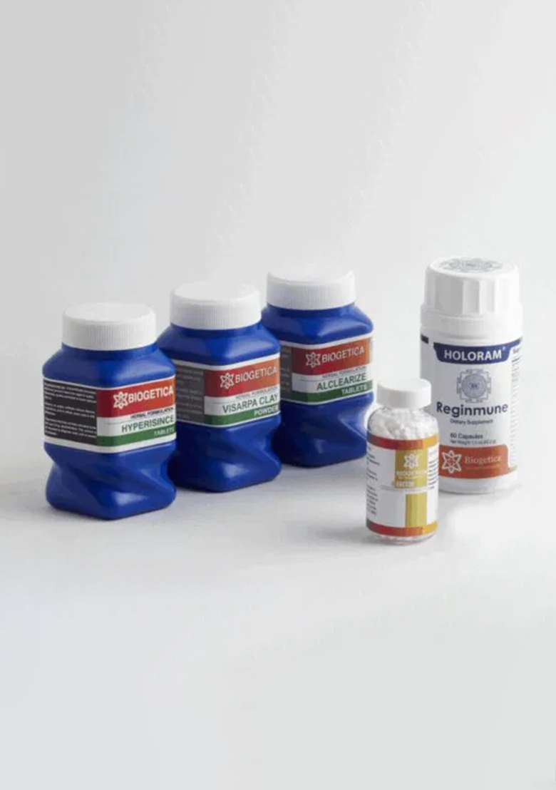 Biogetica Doctor Recommended 4 Month Supply Salvation Kit With Hypericum Mysorense, Alclearize And Homeopathic H Factor - Indya