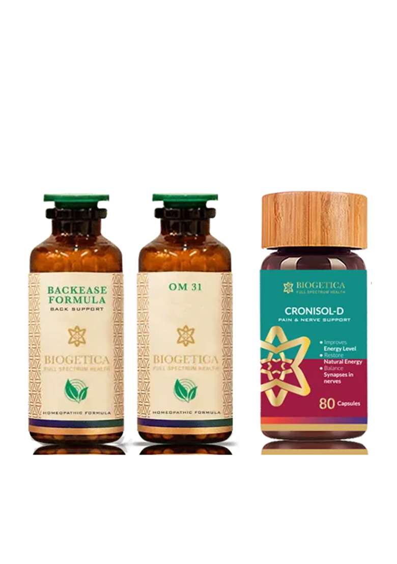 Biogetica Doctor Recommended 4 Month Supply Freedom Kit With Backease Formula - Indya