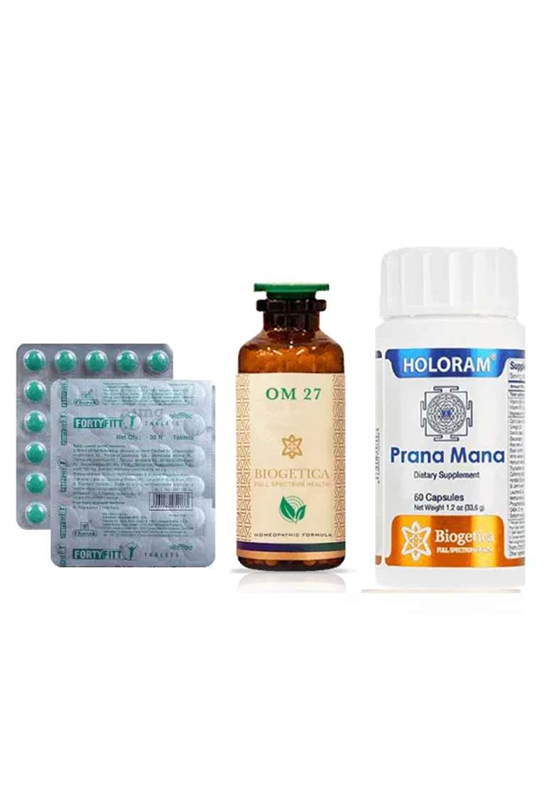 Biogetica Doctor Recommended 4 Month Supply Freedom Kit With Om 27 Fbr Formula - Indya
