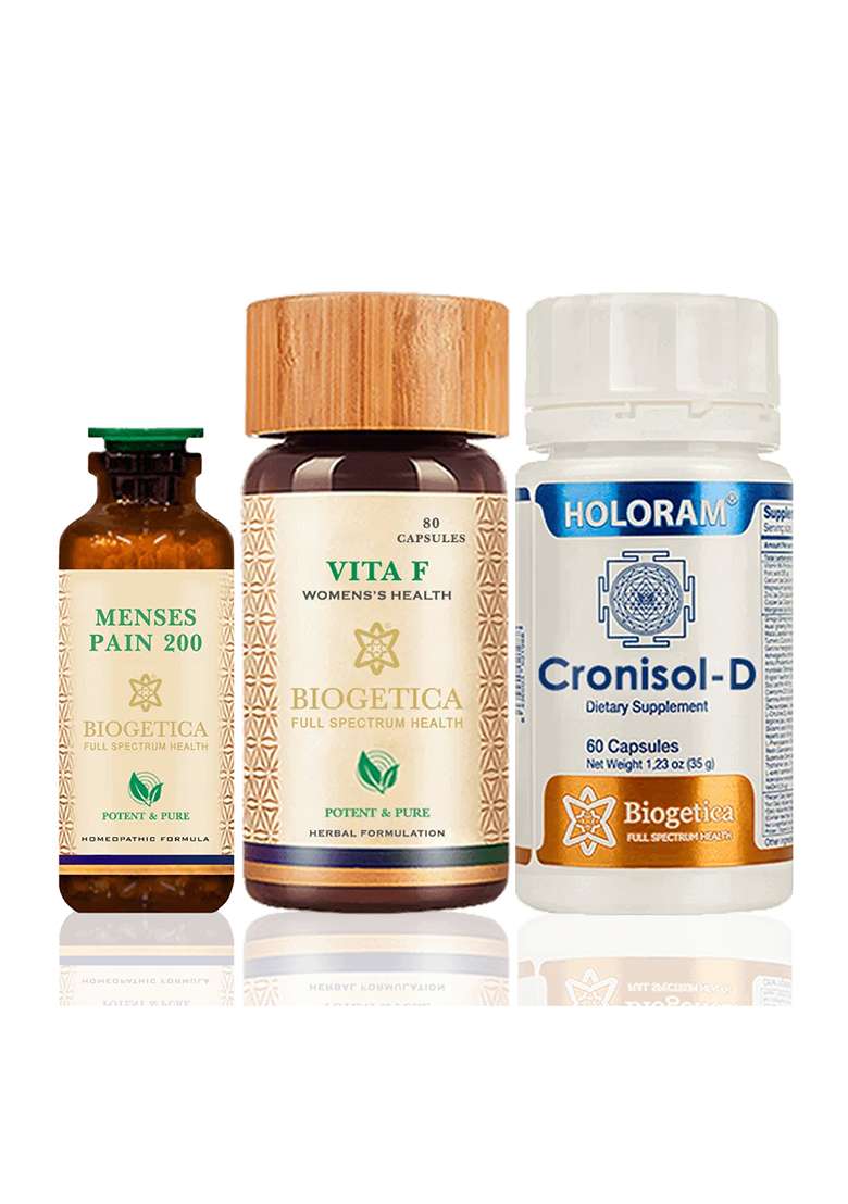 Biogetica Freedom Kit With Menses Pain 200 Pms Formula - Indya