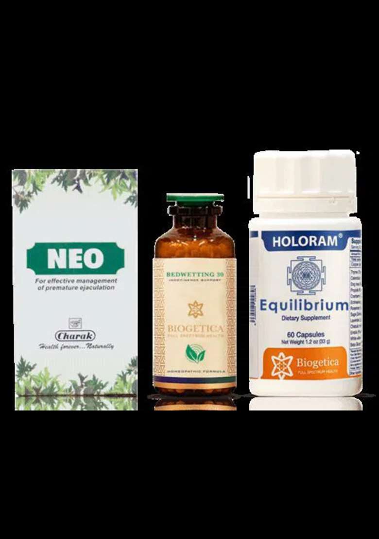 Biogetica Doctor Recommended 4 Month Supply Freedom Kit With Bed Wet 30 Formula - Indya